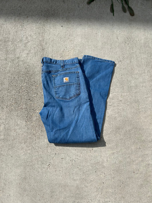 CARHARTT Modern Relaxed Fit Blue Jeans Size 36x30