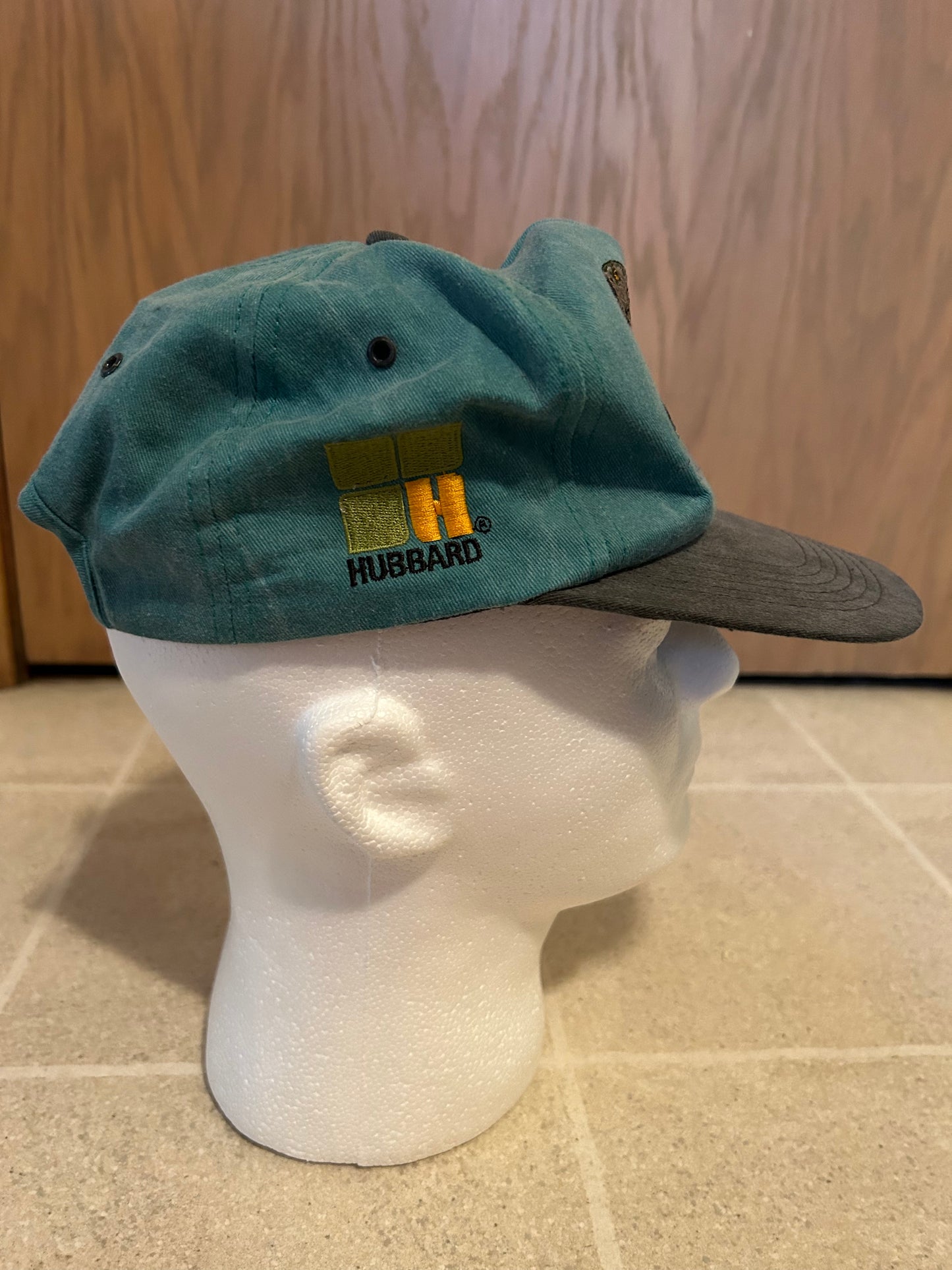 Vintage Rare HUBBARD Fishing Bass Adjustable Snapback Hat