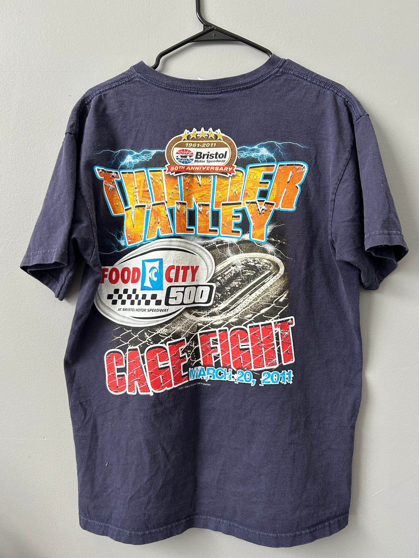 2011 NASCAR Food City 500 Bristol 50th Anniversary Shirt Size L