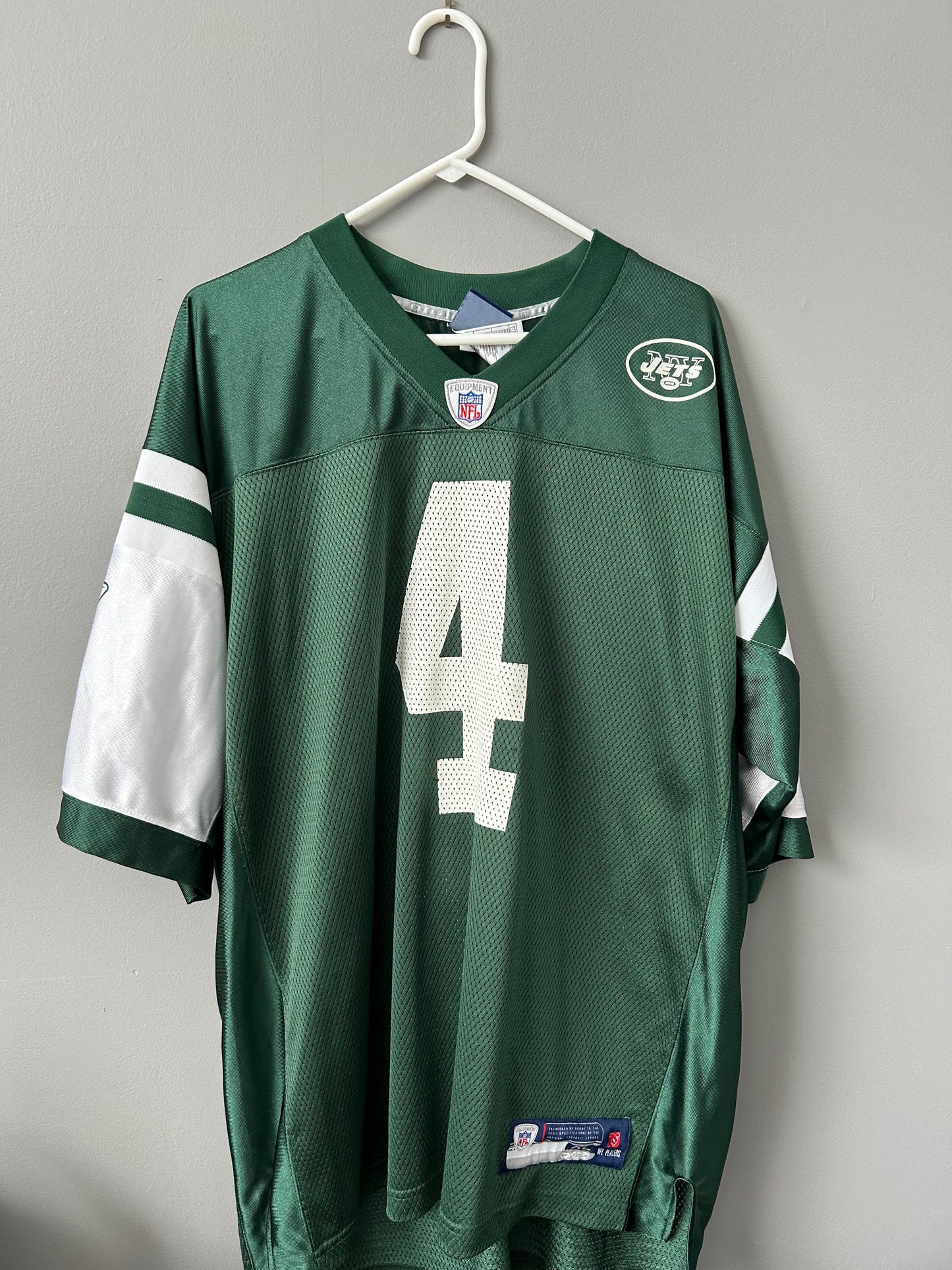 2009 REEBOK New York Jets BRETT FAVRE NFL Jersey Size XL