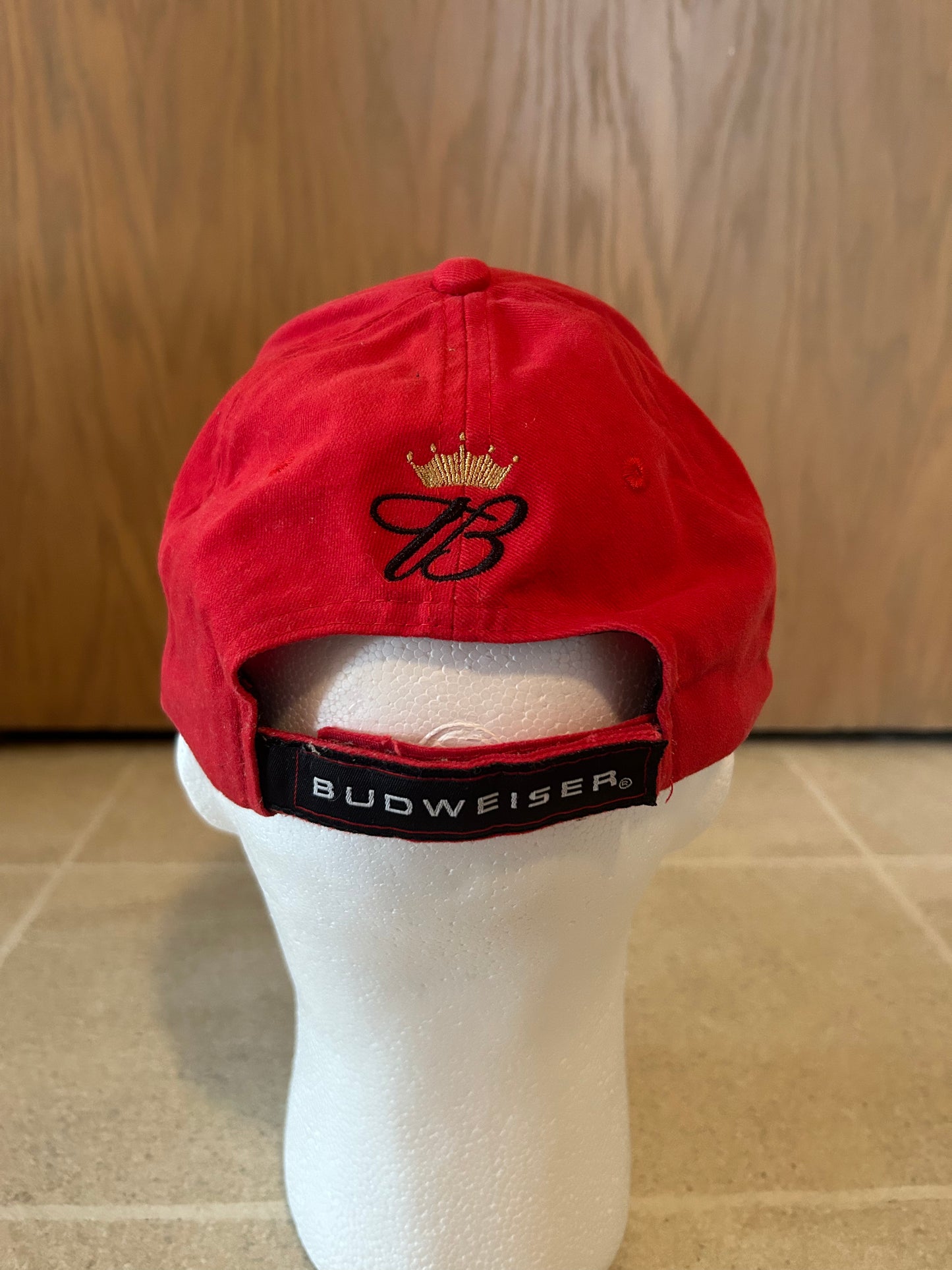 Vintage NASCAR Winner's Circle DALE EARNHARDT JR. Signature Budweiser Adjustable Velcro Hat