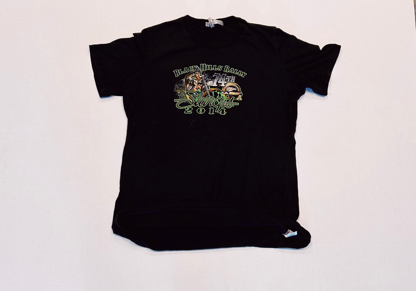 2014 STURGIS Black Hills Rally Motor Classic Graphic Tee Size XL