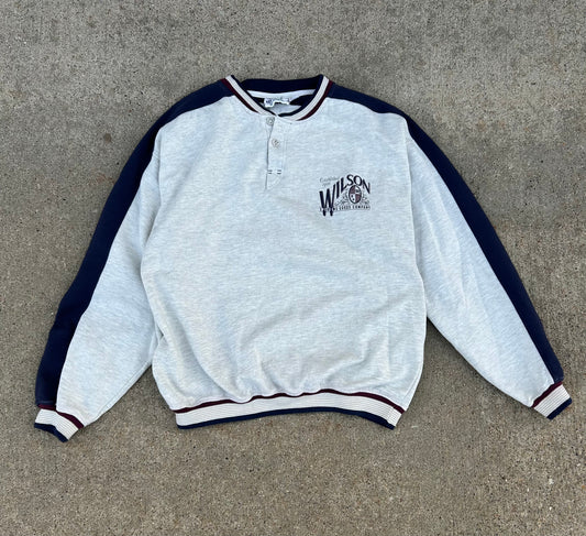 Vintage WILSON Sportswear Athletics Crewneck Sweatshirt Size XL