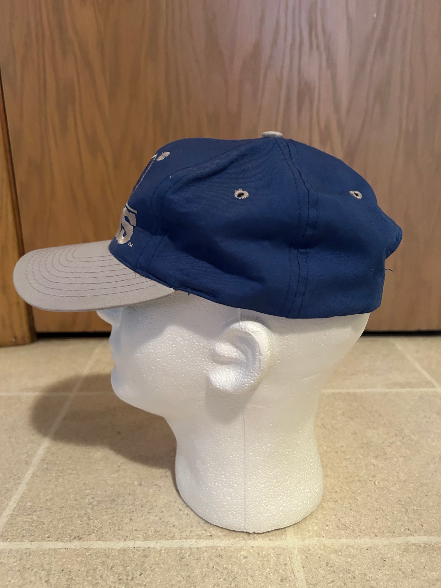 Vintage 80's DETROIT LIONS Logo Adjustable Snapback Hat