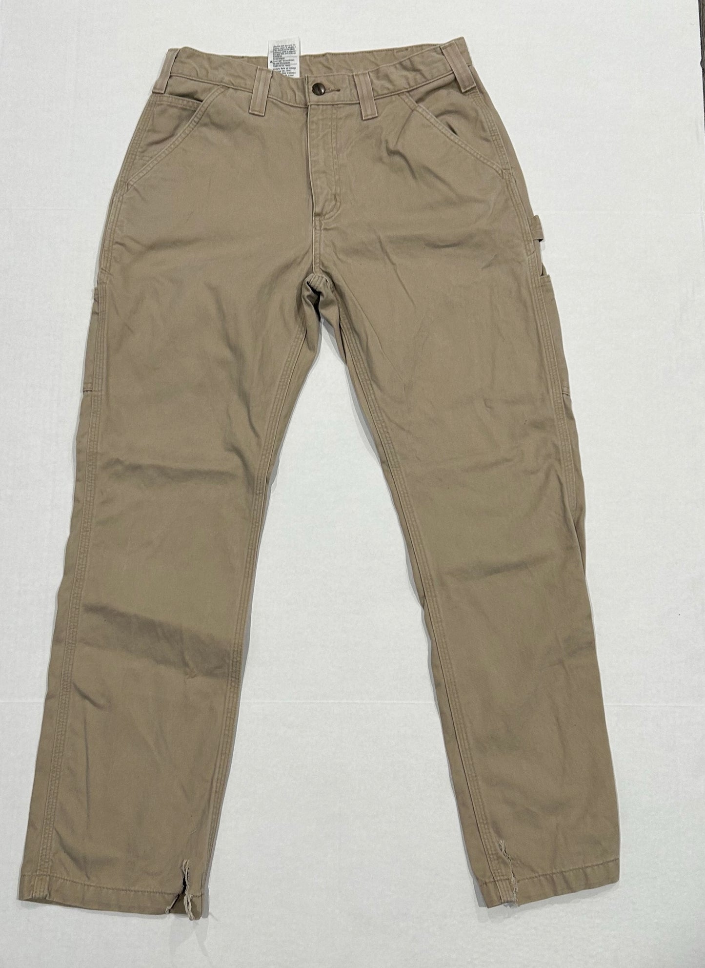 Men's CARHARTT PANTS Khaki Trousers 32x32