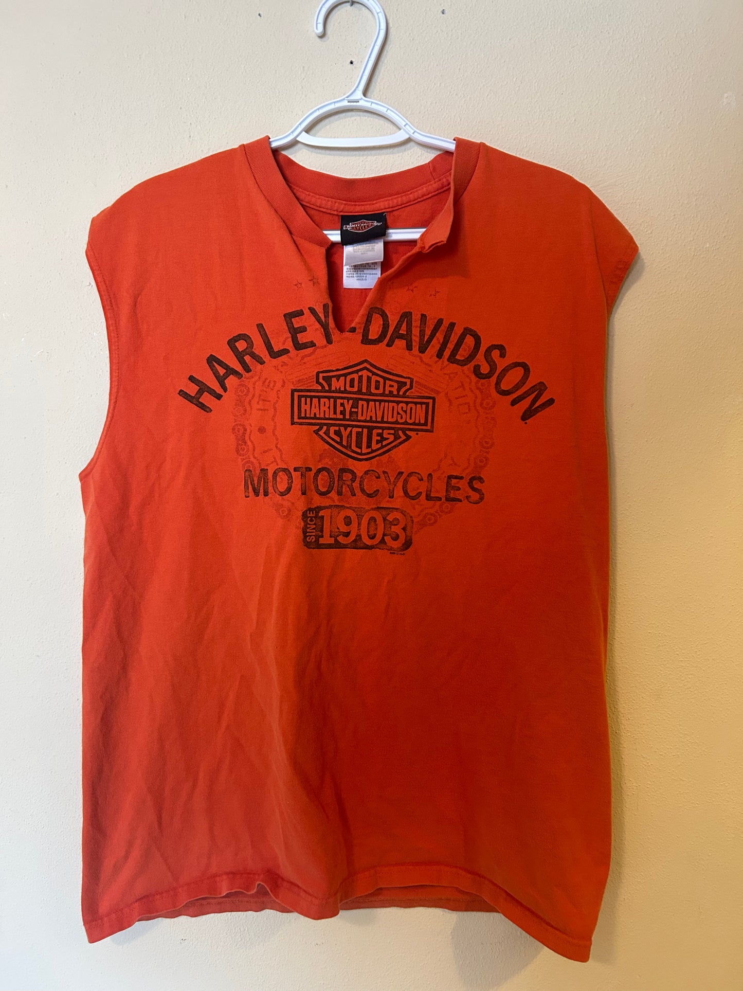 Vintage HARLEY DAVIDSON Sleeveless Graphic Tee Size L