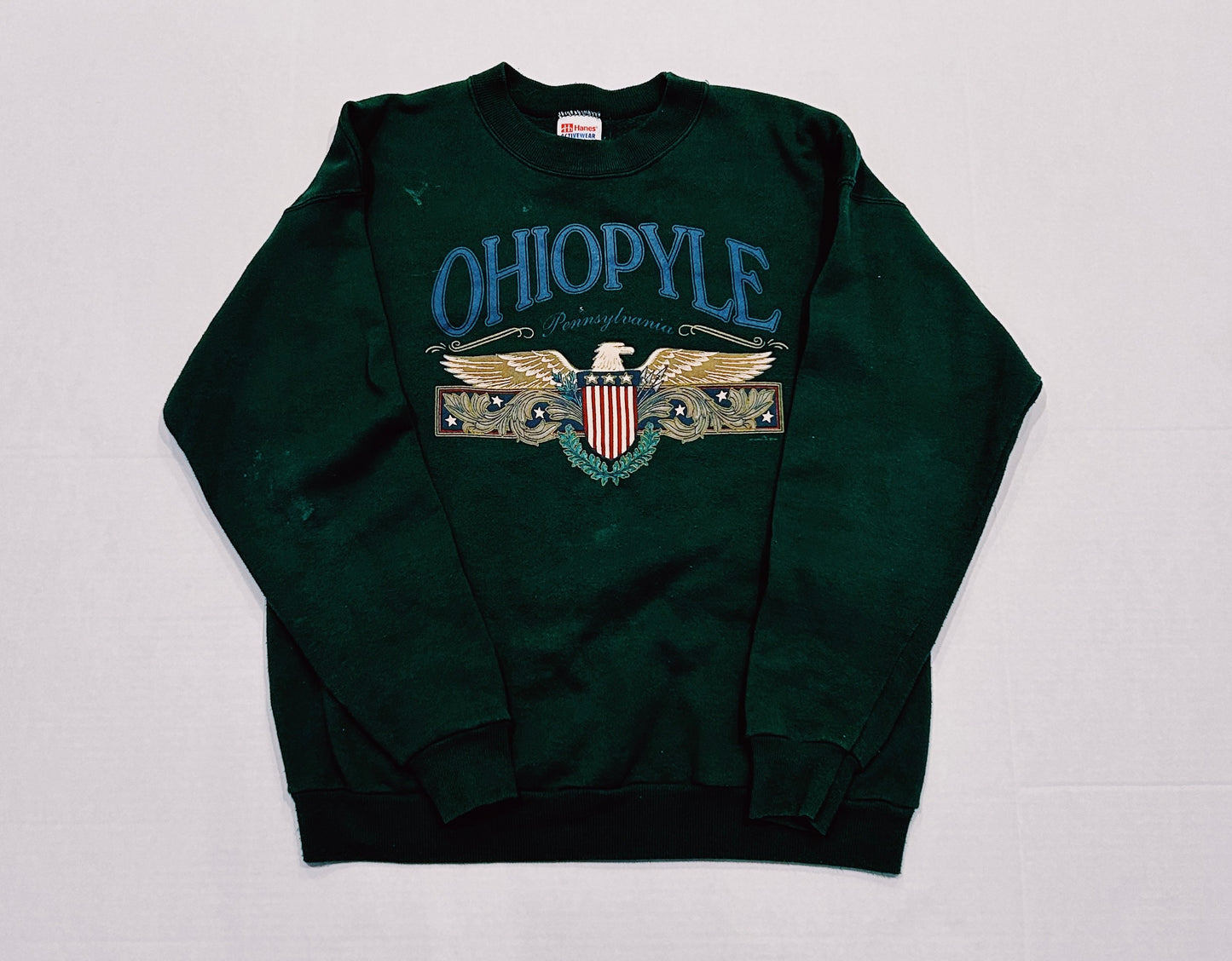 Vintage 90's HANES Ohiopyle Pennsylvania Crewneck Sweatshirt Size L