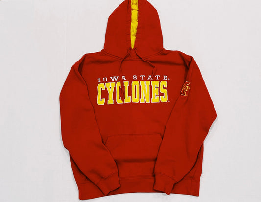 Retro Stadium Athletics IOWA STATE CYCLONES Pullover Hoodie Size L