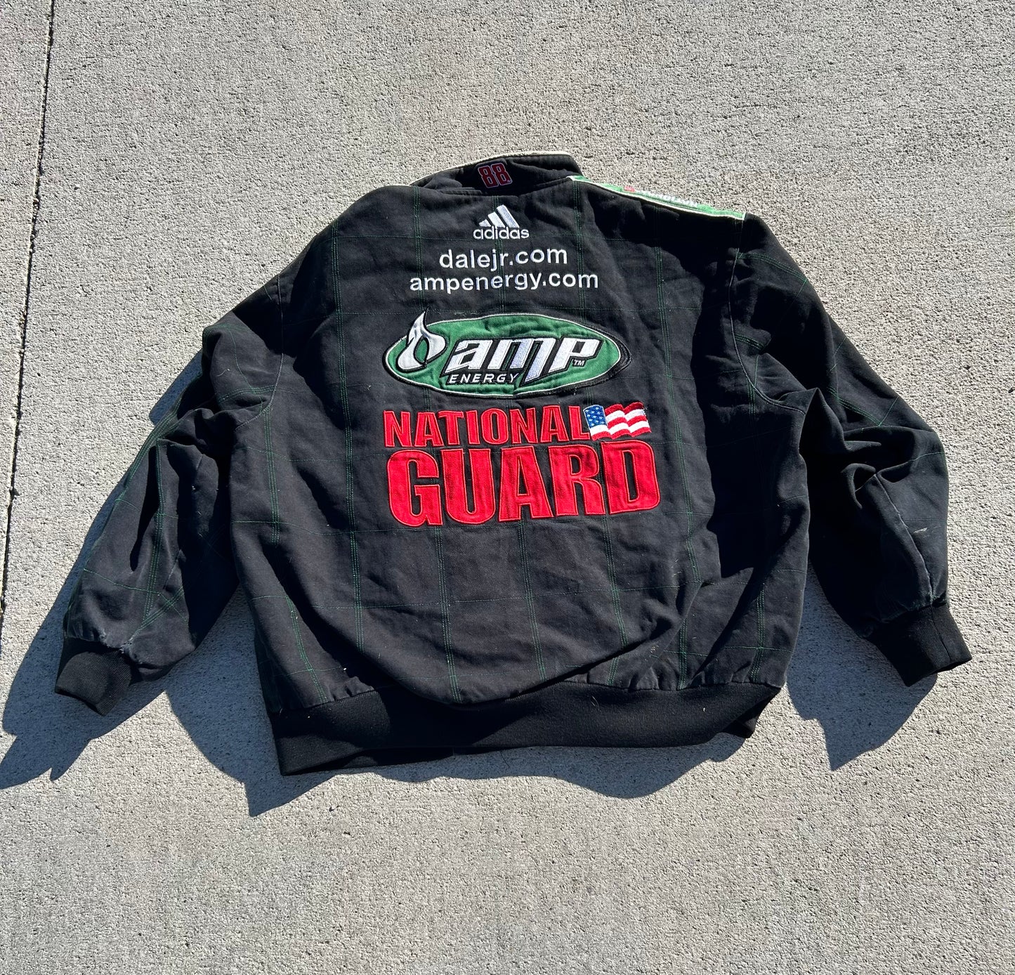 NASCAR Jeff Hamilton Racing DALE EARNHARDT JR AMP Energy Racing Jacket Size XXL