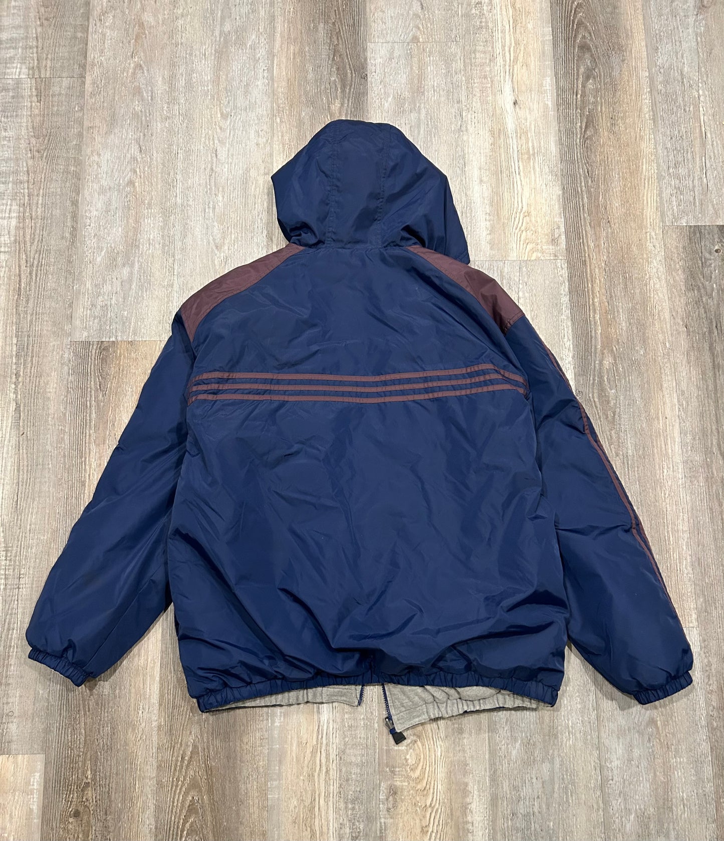 Vintage ADIDAS Reversible Windbreaker Jacket Size XL