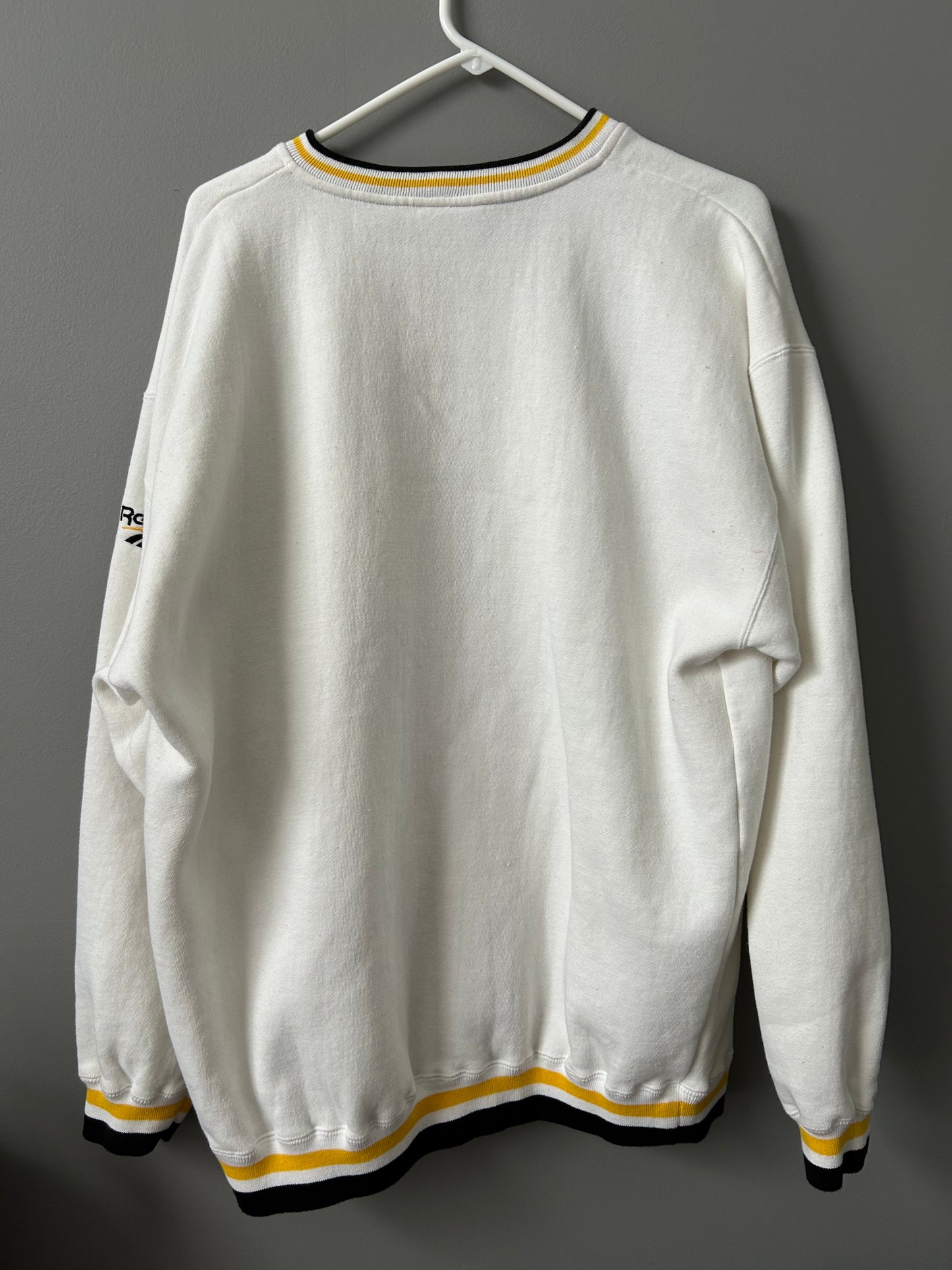 Vintage REEBOK Crewneck Sweatshirt PITTSBURGH STEELERS NFL Size L