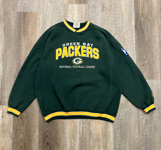 Vintage GREEN BAY PACKERS Lee Sport Embroidered Crewneck Size XL