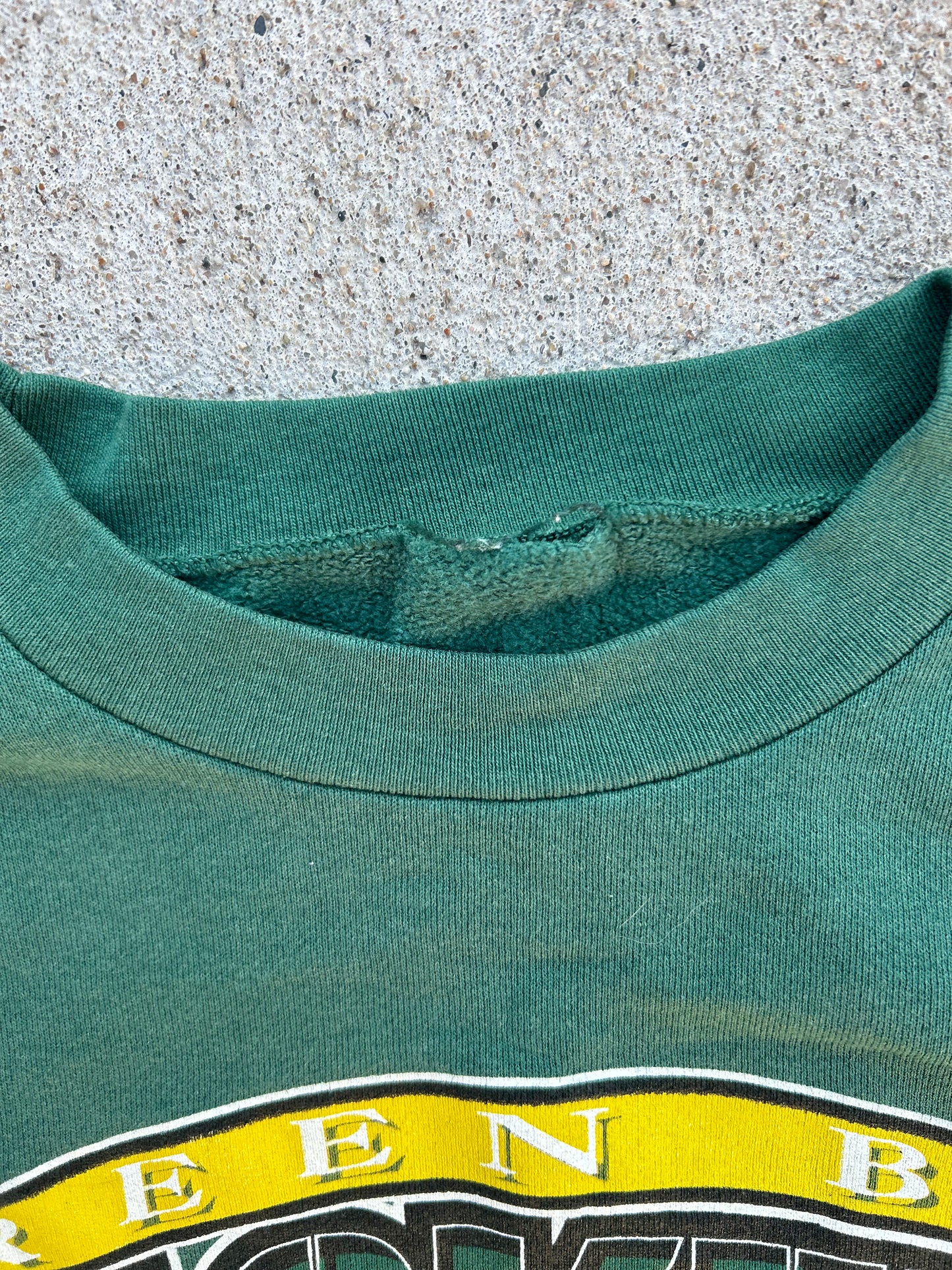 Vintage 1997 Riddell GREEN BAY PACKERS NFL Crewneck Sweatshirt Size L