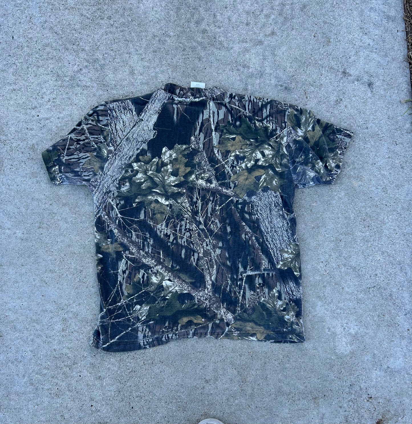 Vintage MOSSY OAK Camo Classics Pocket Tee Size L