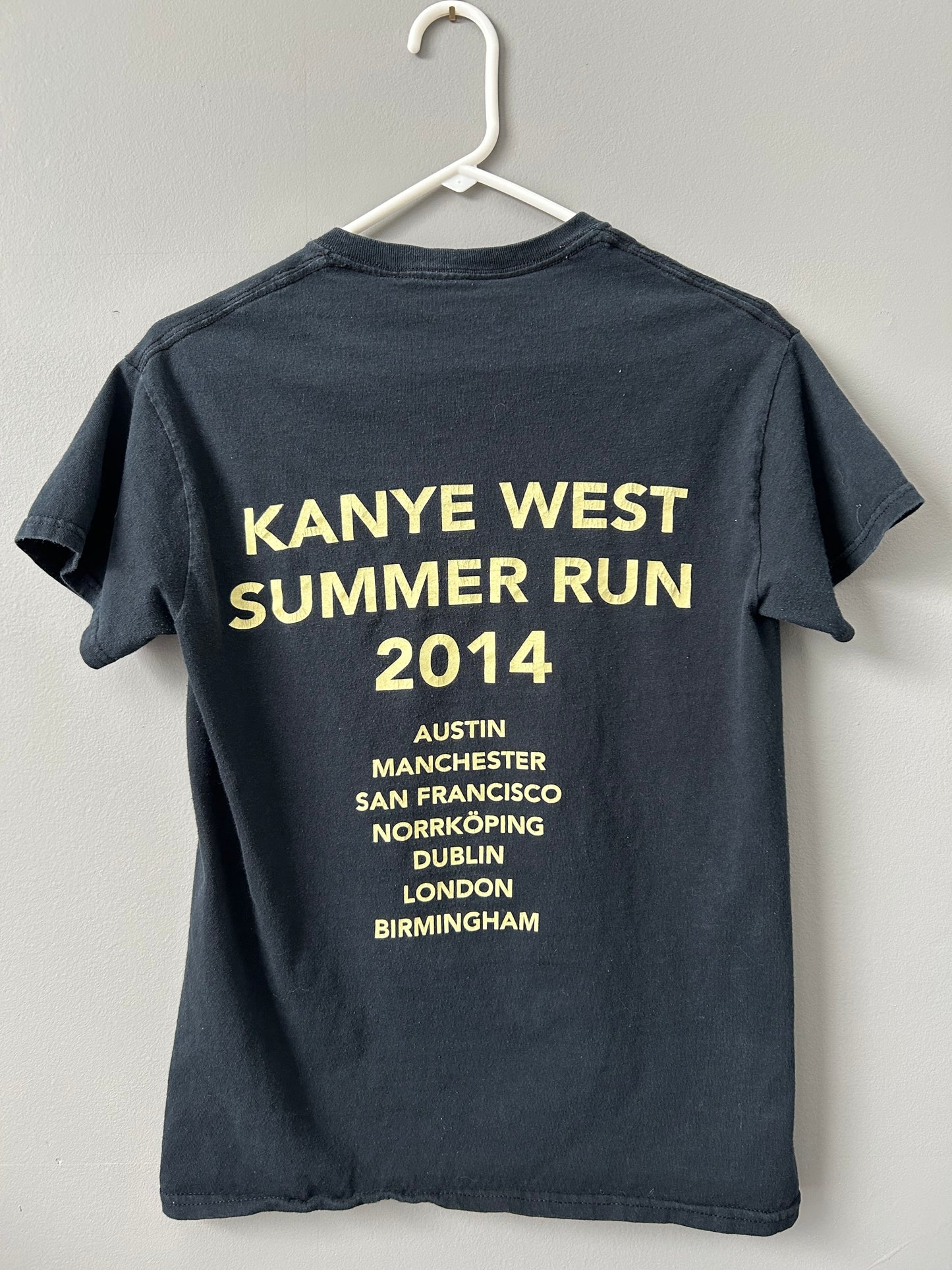 2014 KANYE WEST Yeezus Summer Tour Graphic Tee Size