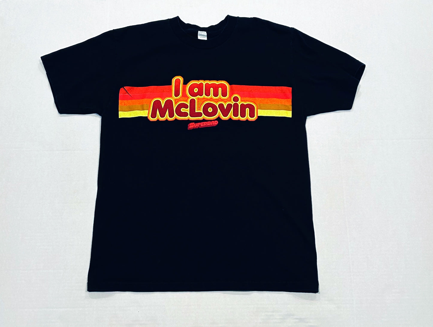 2008 SUPERBAD Movie Promo I AM MCLOVIN Graphic Tee Size L