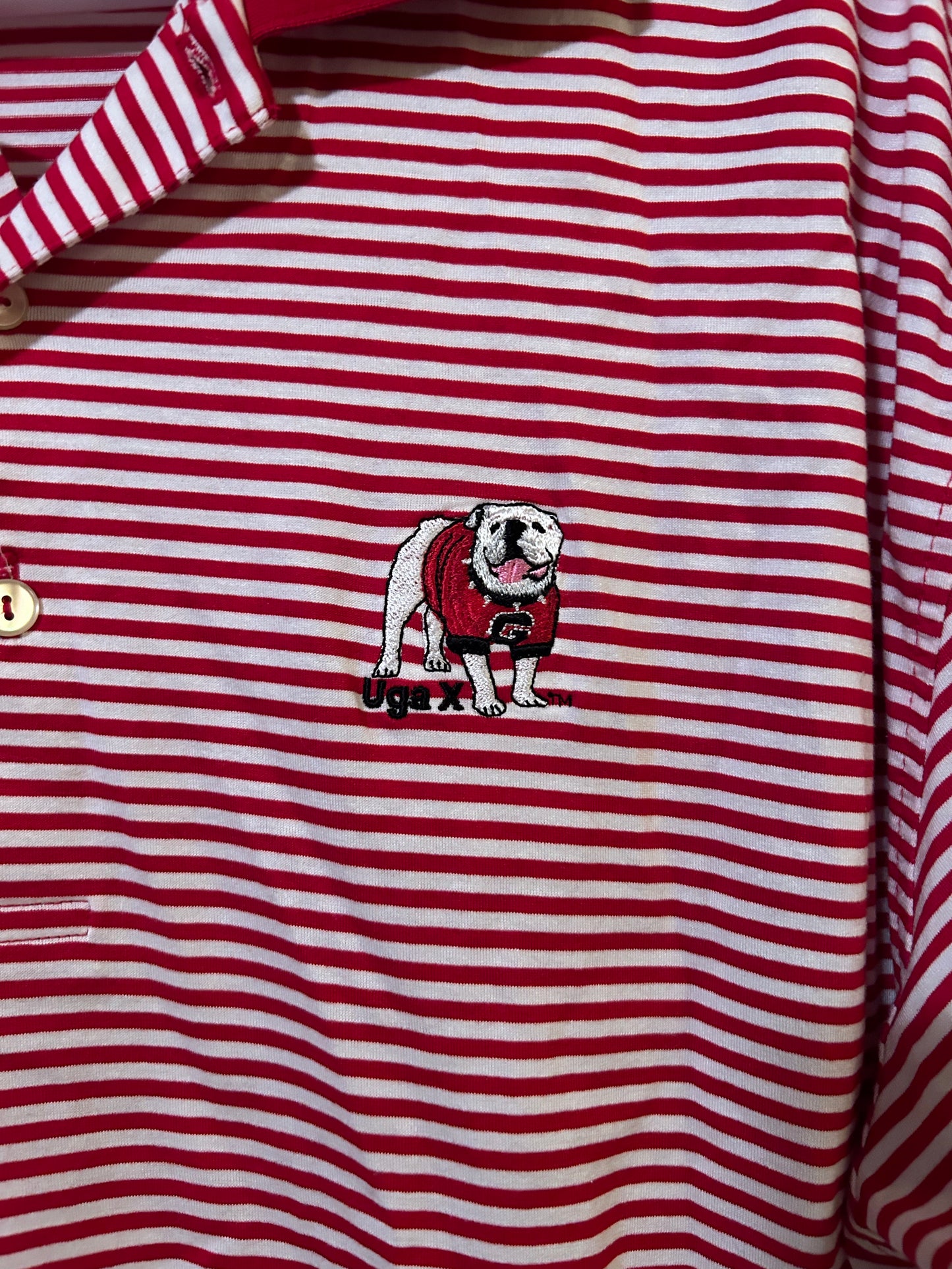 UNIVERSITY OF GEORGIA x PETER MILLAR Polo Collared T UGA X