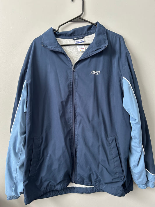 Vintage REEBOK Windbreaker Full-Zip Jacket Size L/XL