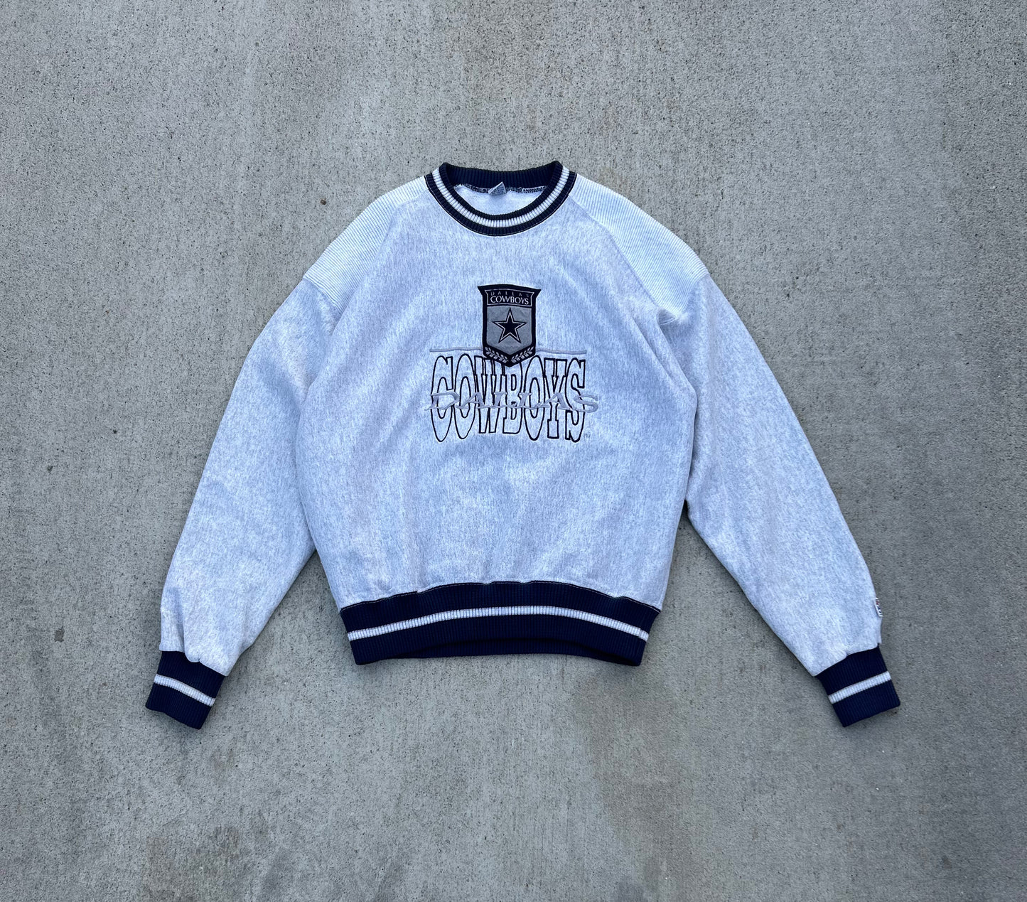 Vintage 90's The Game DALLAS COWBOYS Crewneck Sweatshirt Size L