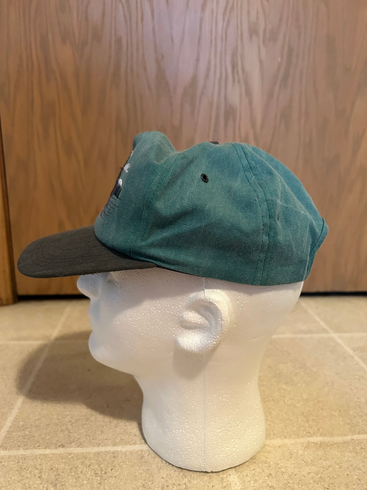 Vintage Rare HUBBARD Fishing Bass Adjustable Snapback Hat