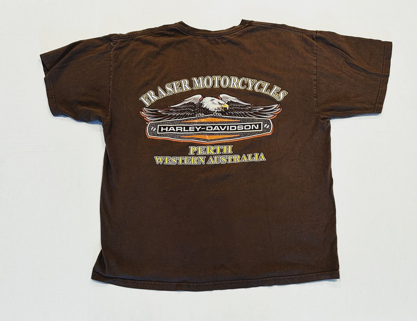 2011 HARLEY DAVIDSON MOTORCYCLES Perth Western Australia Biker Graphic Tee Size XL