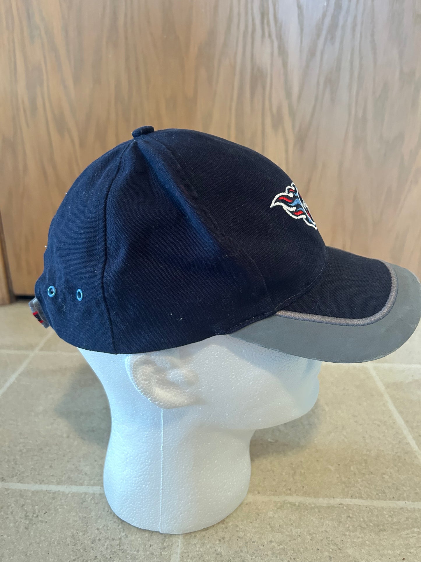 Vintage TENNESSEE TITANS Logo Athletic NFL Adjustable Velcro Strap Hat