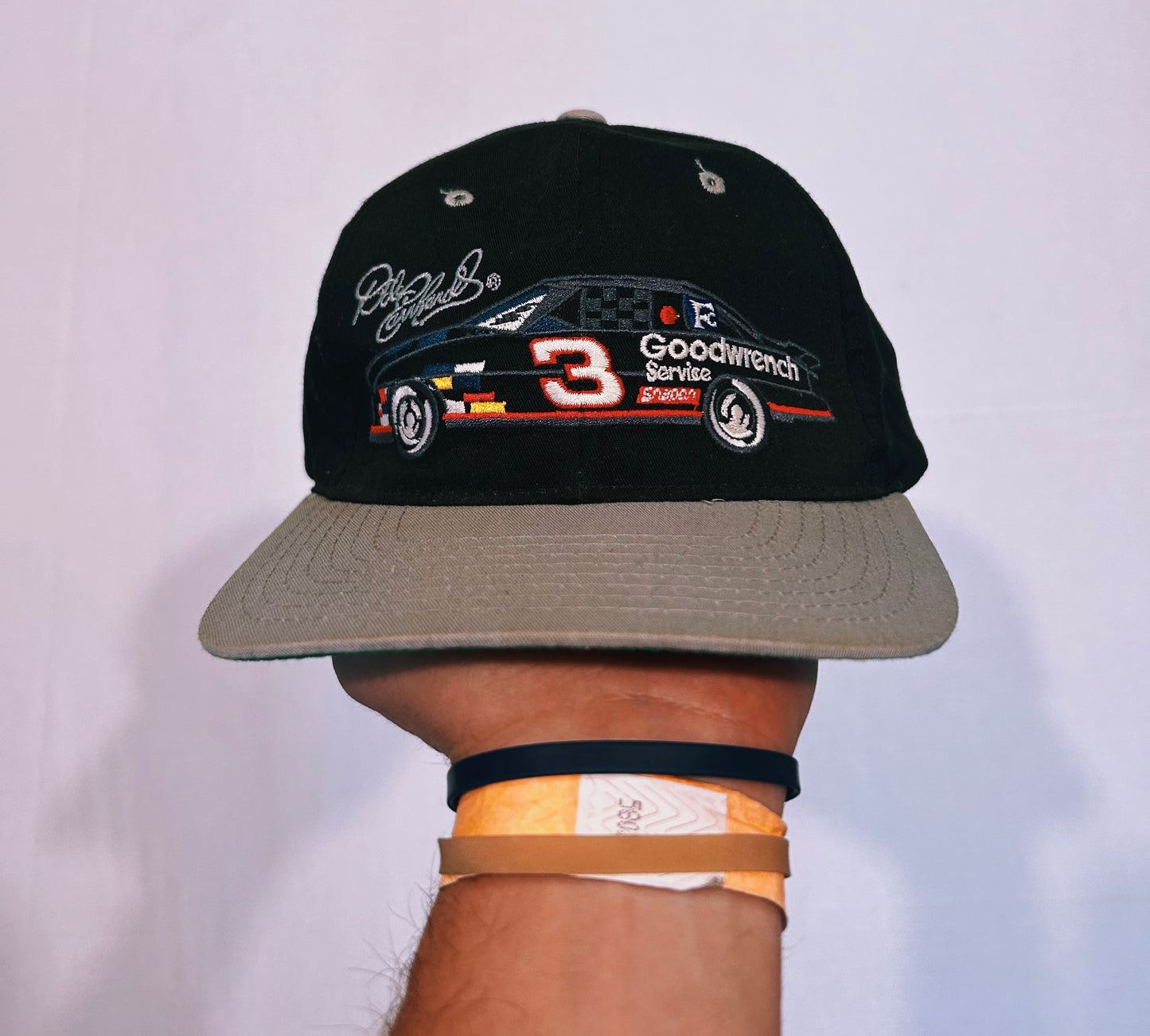 Vintage NASCAR 90's Competitors View Dale Earnhardt Adjustable Snapback Hat