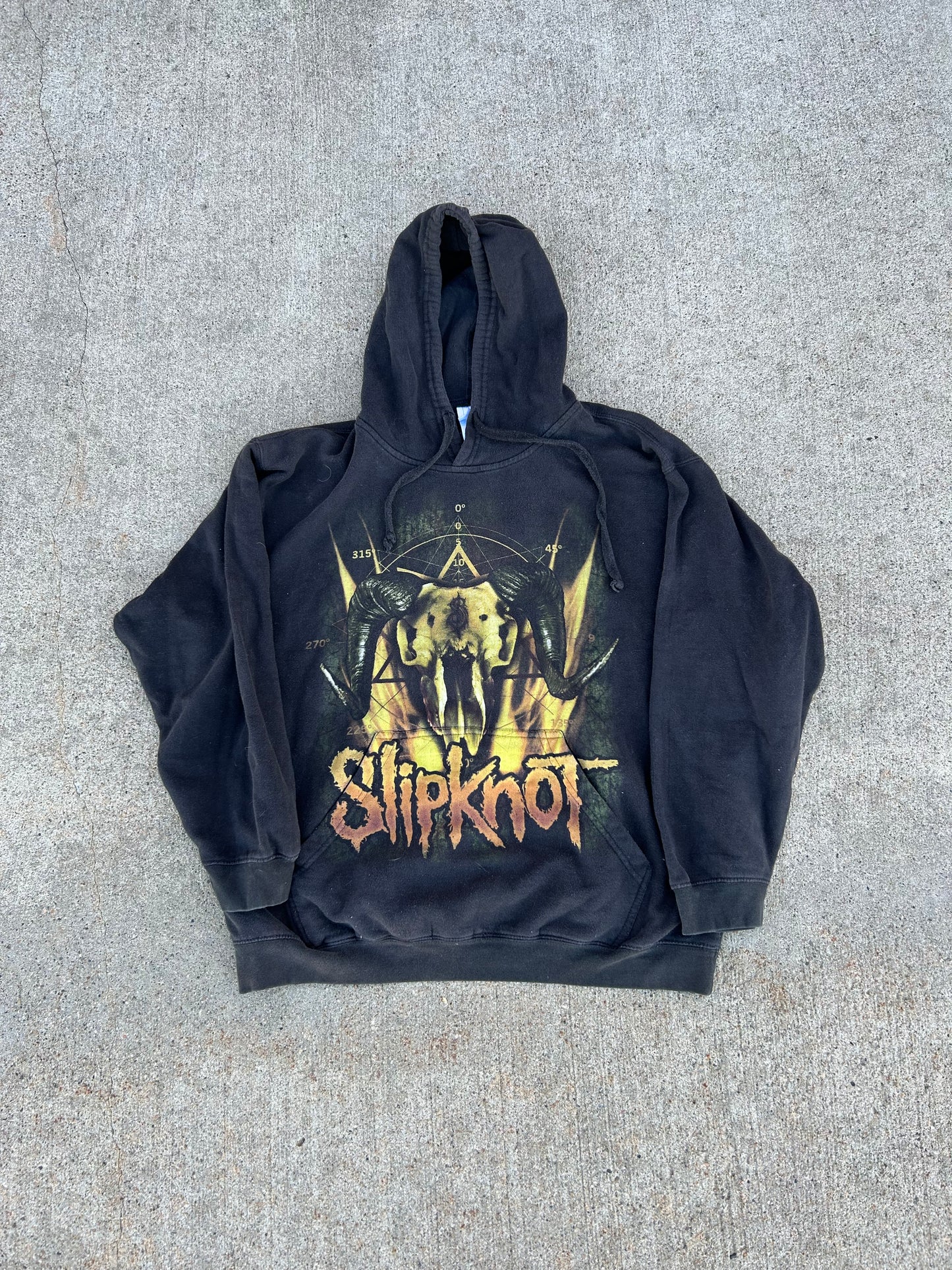 2000's SLIPKNOT Double-Sided Big Logo Graphic Band Hoodie Size L