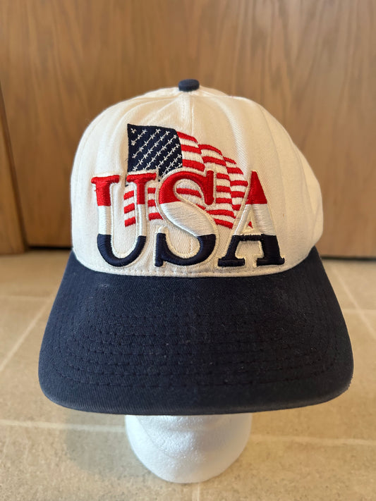 Vintage Eagle Crest USA Adjustable Snapback Hat