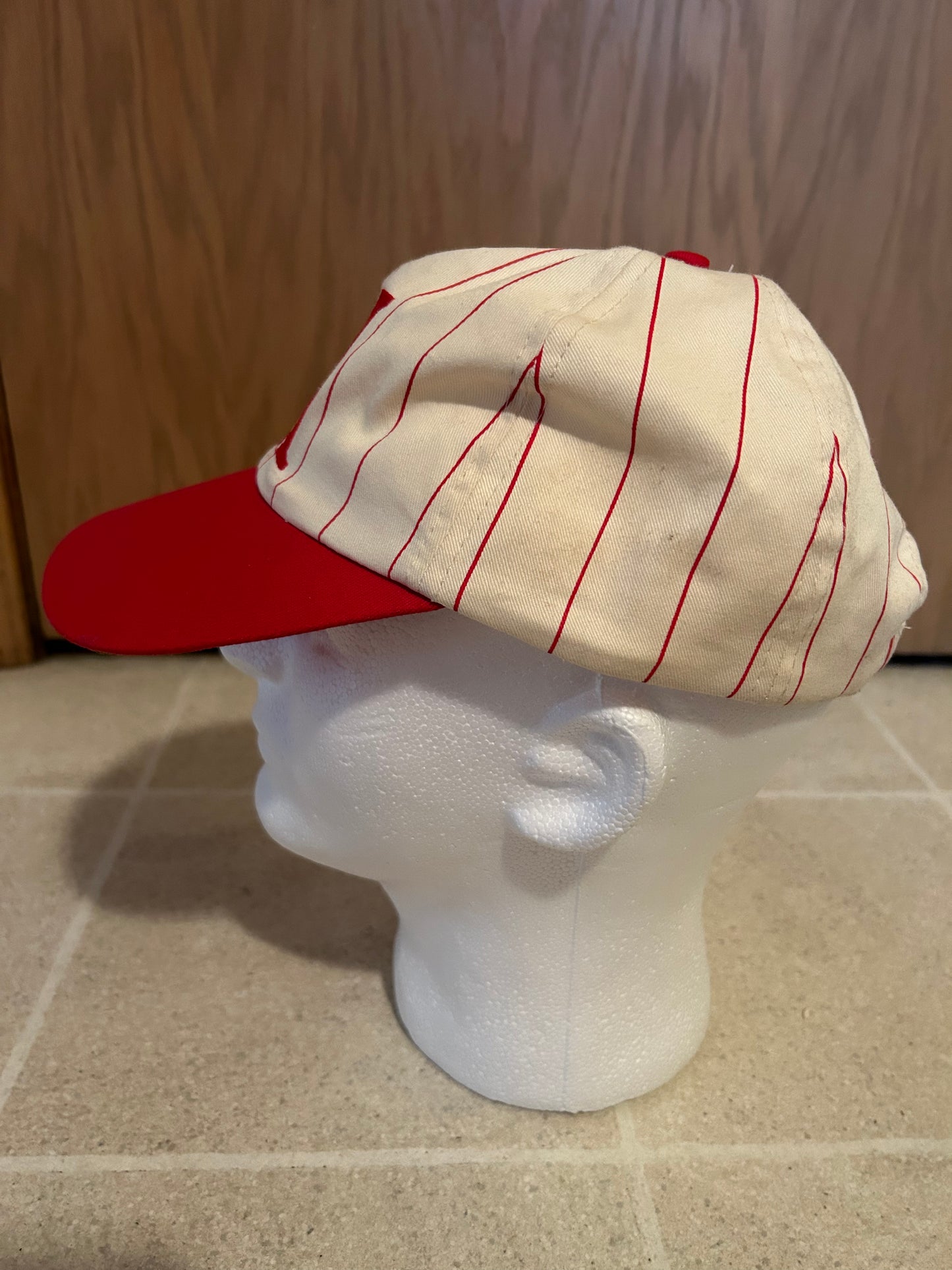 Vintage 90's MICKEY MOUSE Pinstripe Baseball Hat