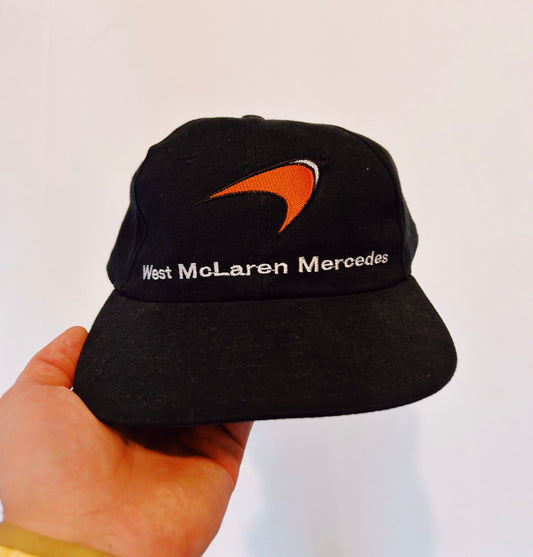 Vintage 90’s MERCEDES McLaren F1 Formula One SnapBack Adjustable Hat