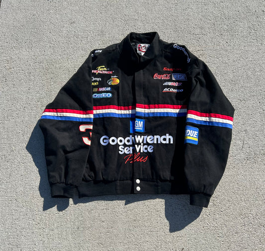 Vintage NASCAR Chase Authentics Dale Earnhardt Goodwrench Services Racing Jacket Size L