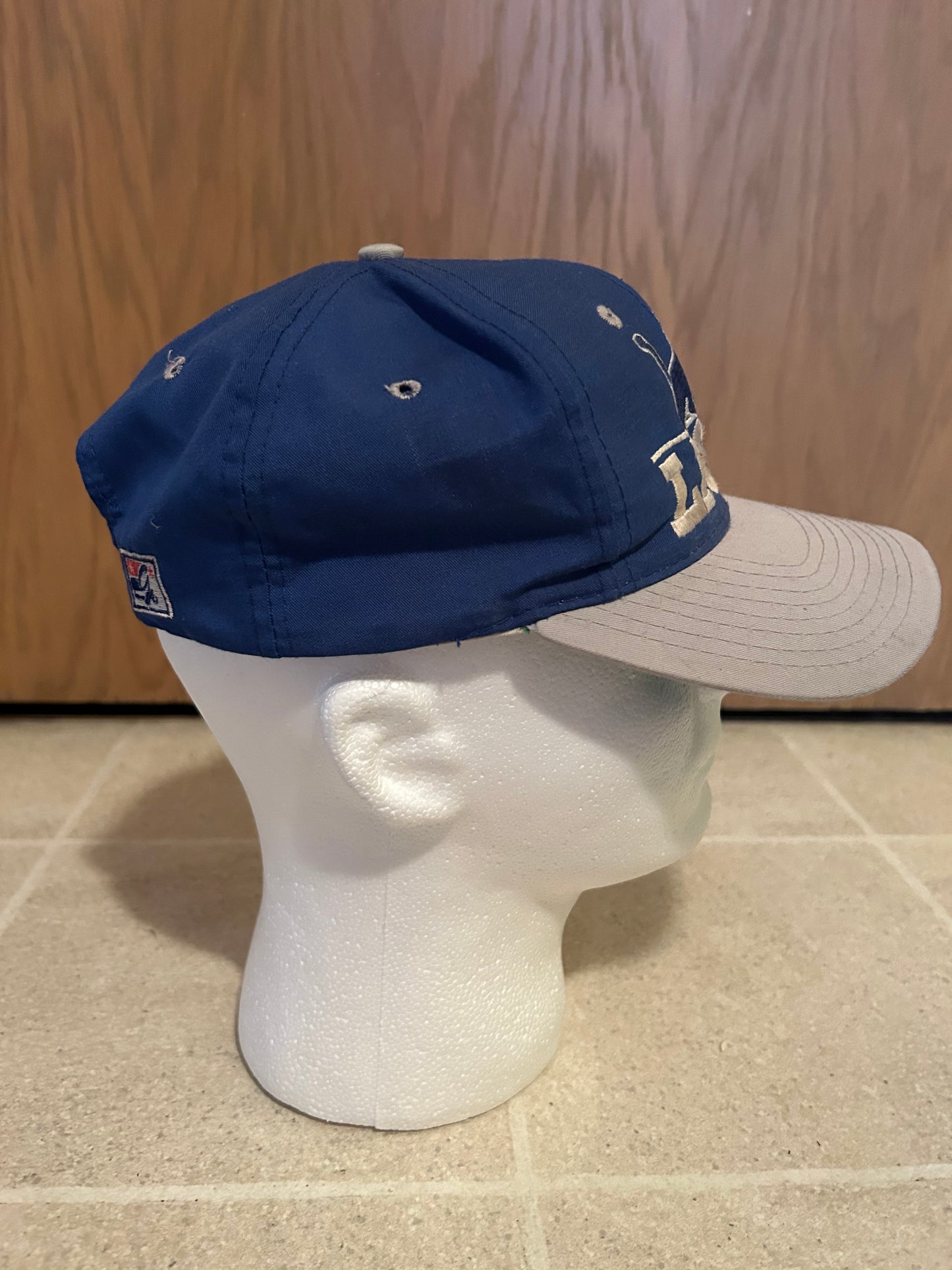 Vintage 80's DETROIT LIONS Logo Adjustable Snapback Hat