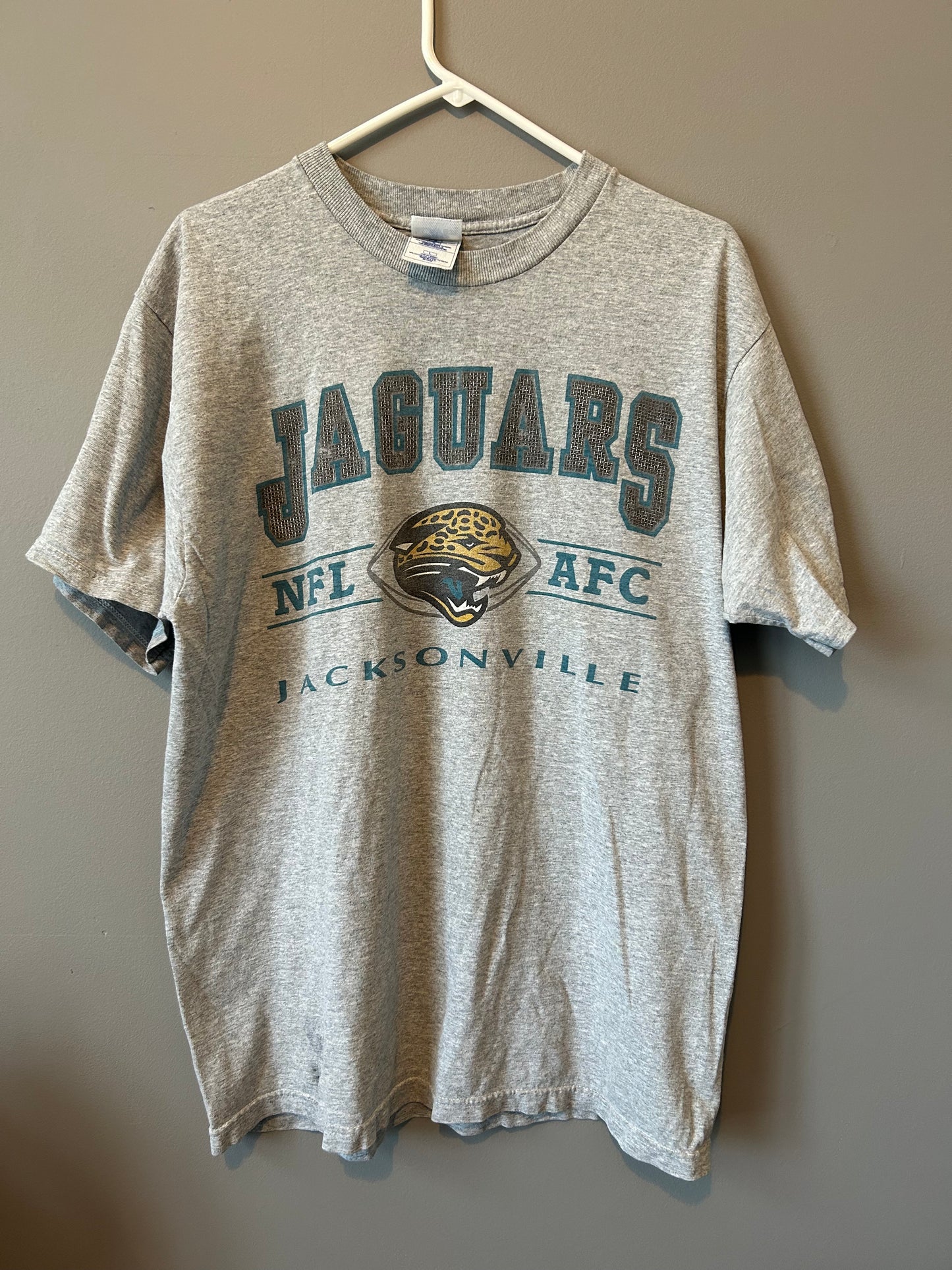 Vintage 90's JACKSONVILLE JAGUARS Pro Player Graphic Tee Size L