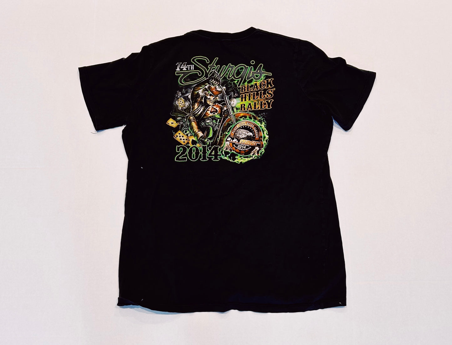 2014 STURGIS Black Hills Rally Motor Classic Graphic Tee Size XL