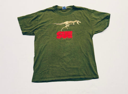 Vintage 90s SUE THE DINOSAUR T-Rex Hanes Graphic Tee Size L