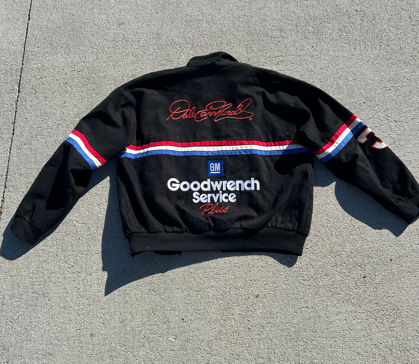 Vintage NASCAR Chase Authentics Dale Earnhardt Goodwrench Services Racing Jacket Size L