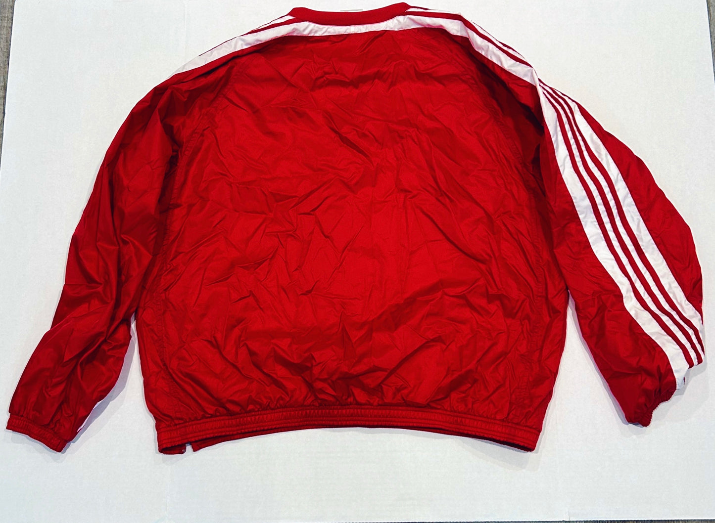 Vintage ADIDAS Red Pullover Windbreaker Size XXL