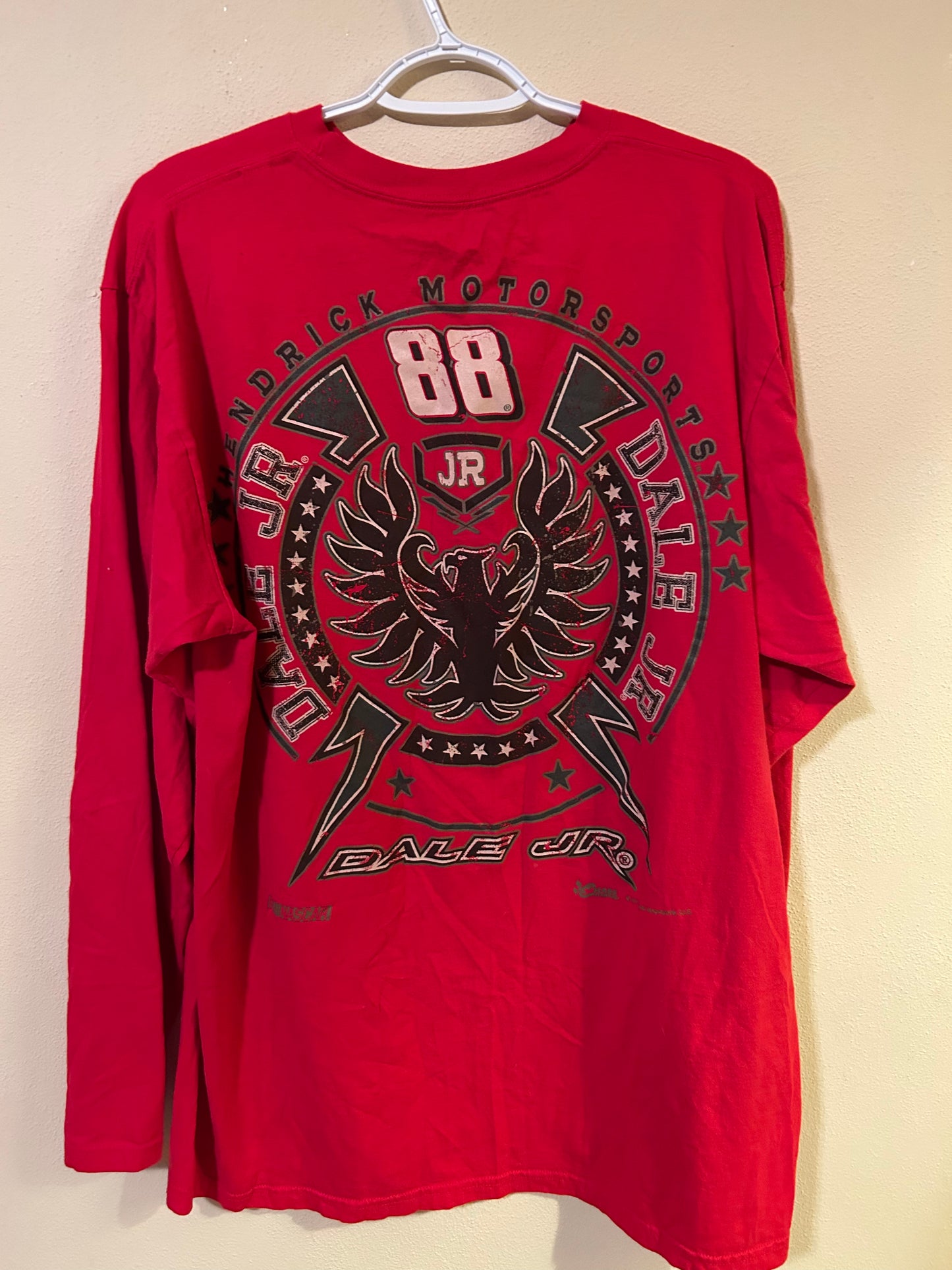 NASCAR Chase Authentics DALE EARNHARDT JR. Hendrick Motorsports Long Sleeve Tee Size XL