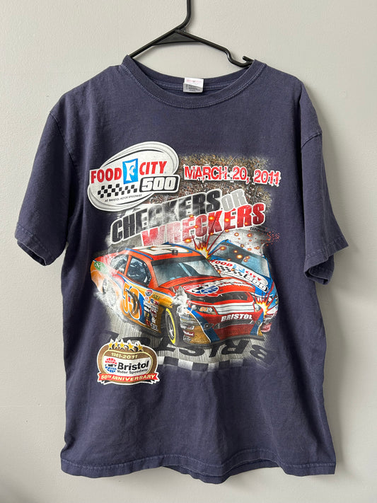 2011 NASCAR Food City 500 Bristol 50th Anniversary Shirt Size L