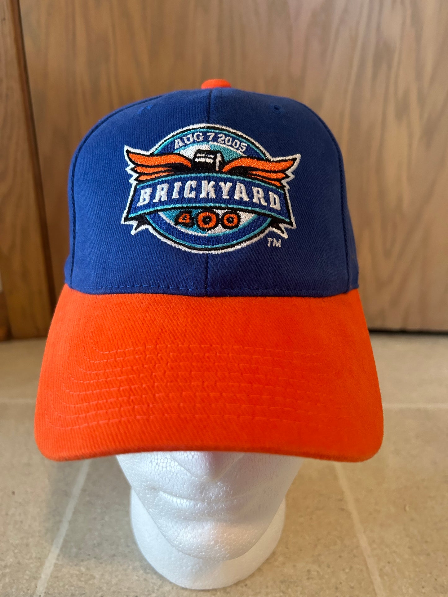 Vintage NASCAR 2005 Brickyard 400 Limited Edition Velcro Strap Adjustable Hat