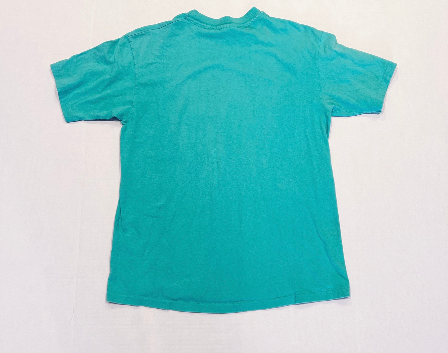 Vintage HARD ROCK Teal London Single Stitch Tee Size L