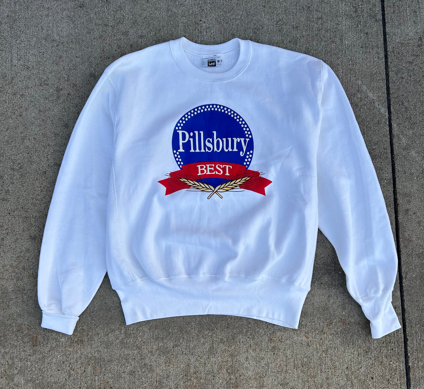 Vintage PILLSBURY Puff Print Crewneck Sweatshirt Size XL