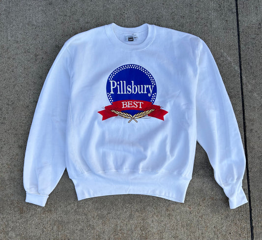 Vintage PILLSBURY Puff Print Crewneck Sweatshirt Size XL