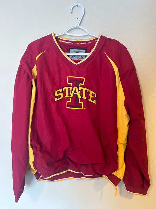 Vintage IOWA STATE CYCLONES Colloseum Windbreaker/Pullover Size XL