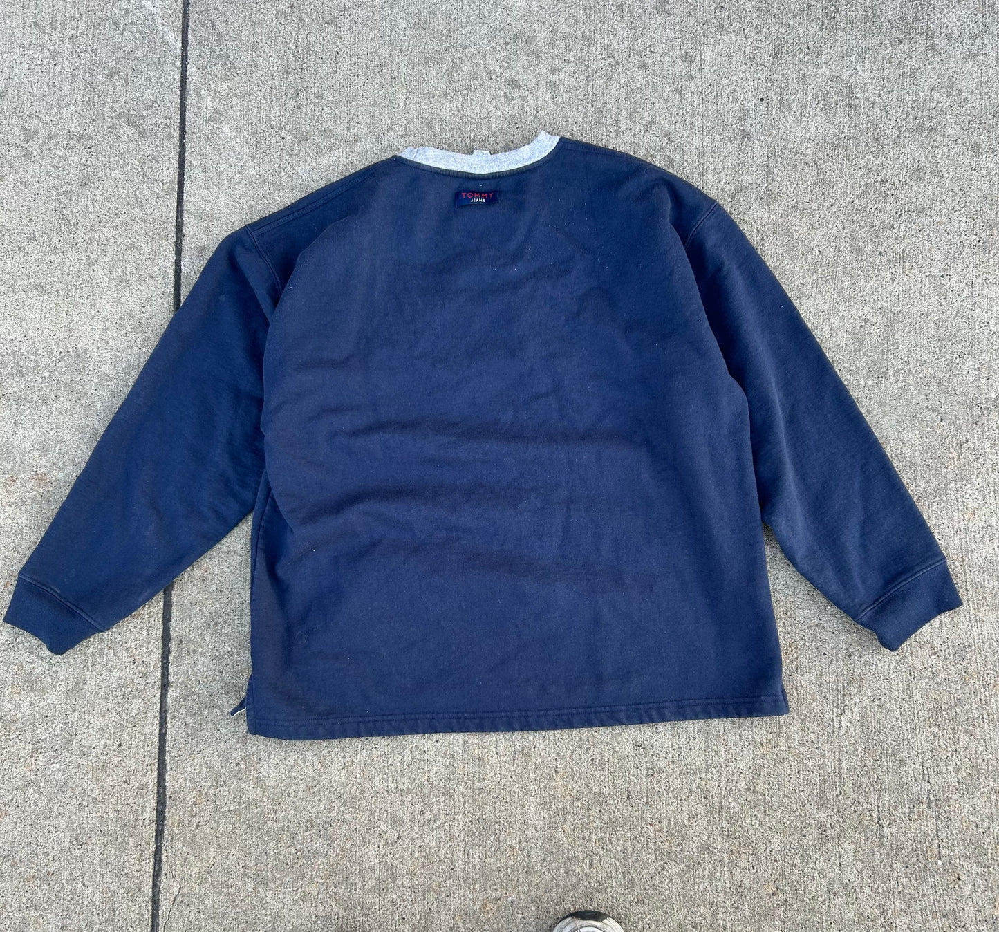 Vintage 90's TOMMY JEANS Tommy Hilfiger Crewneck Sweatshirt Size XL