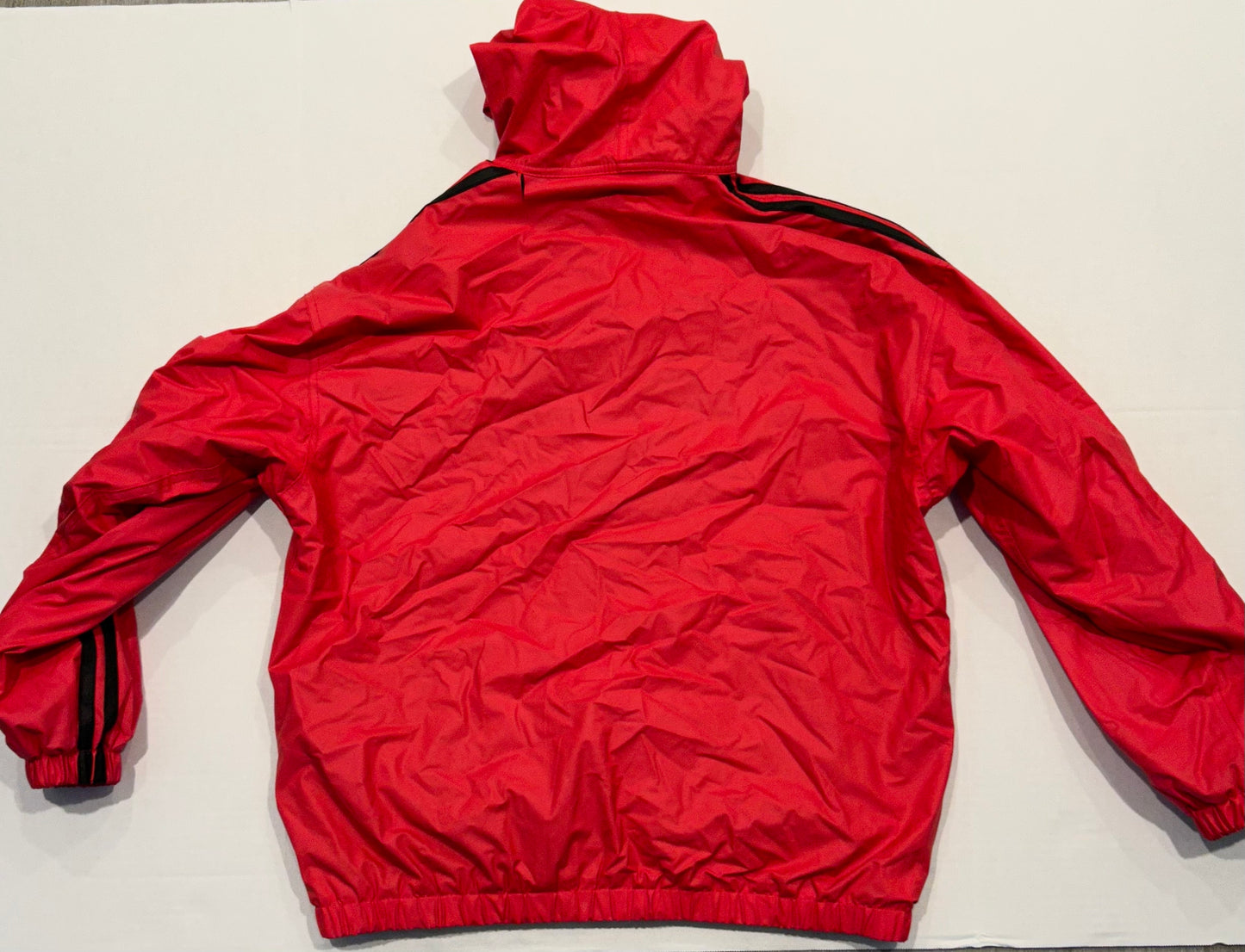 Vintage WISCONSIN BADGERS Raincoat Fleece Lined Size L