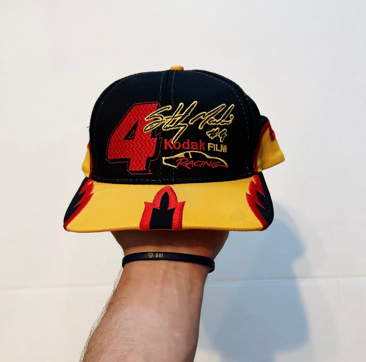 Vintage NASCAR Sterling Marlin Kodak Film Racing Snapback Hat