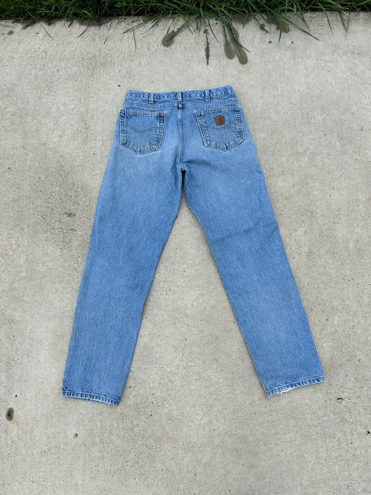 CARHARTT Relaxed Fit Blue Denim Jeans Size 34x34