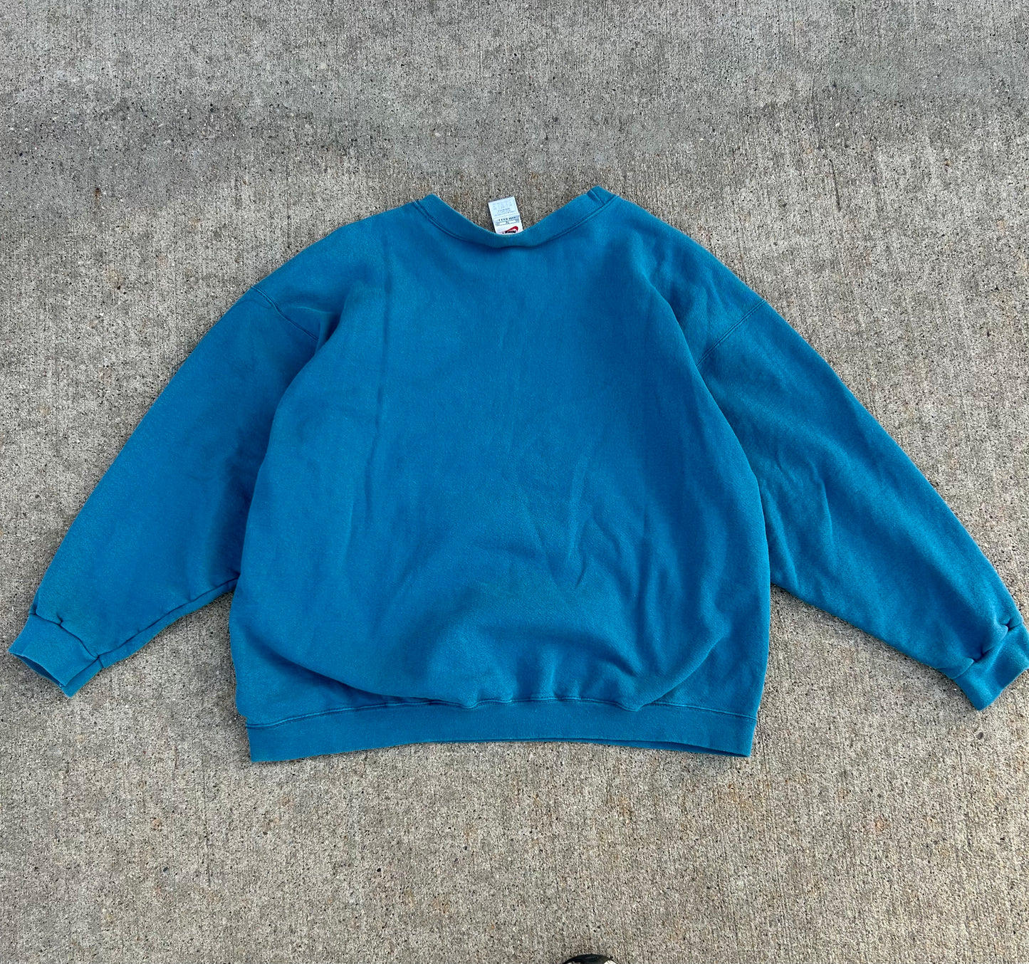 Vintage 90's NIKE Teal White Tag Crewneck Size XL Made in USA